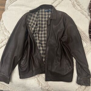 Polo by Ralph Lauren Brown Leather Jacket